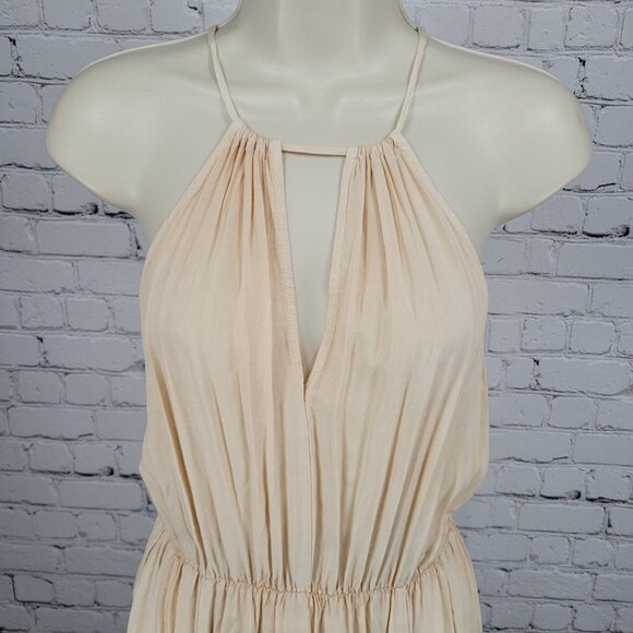 Lulus Multicolor Ombre Sleeveless Lightweight Front Slits Maxi Dress Size XS - Picture 5 of 11